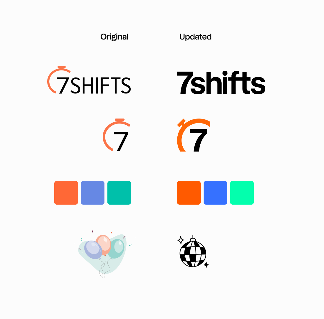 Web + mobile visual rebrand